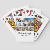 パーソナライズされた結婚周年記念写真集 トランプ (裏面)