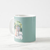 パーソナライズされた結婚周年記念 コーヒーマグカップ (正面左)