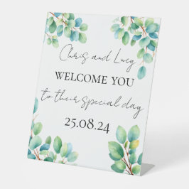 パーソナライズされた結婚層 台座サイン