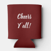 パーソナライズされた結婚式の引き出物クーラーボックス 缶クーラー (裏面)