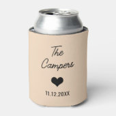 パーソナライズされた結婚式の引き出物ブライダルパーティ供給 缶クーラー (缶正面)