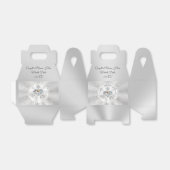 パーソナライズされた結婚式の引き出物ボックスまたは記念日 フェイバーボックス (折り畳みなし)