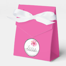 パーソナライズされた結婚式の引き出物ボックス明るい赤紫色 フェイバーボックス