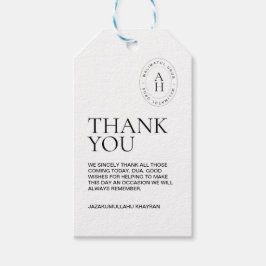 パーソナライズされた結婚式の引き出物ラベル ギフトタグ