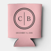 パーソナライズされた結婚式の引き出物結婚のゲストへの贈り物 缶クーラー (正面)