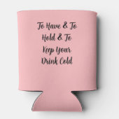 パーソナライズされた結婚式の引き出物結婚のゲストへの贈り物 缶クーラー (裏面)