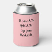 パーソナライズされた結婚式の引き出物結婚のゲストへの贈り物 缶クーラー (缶裏面)