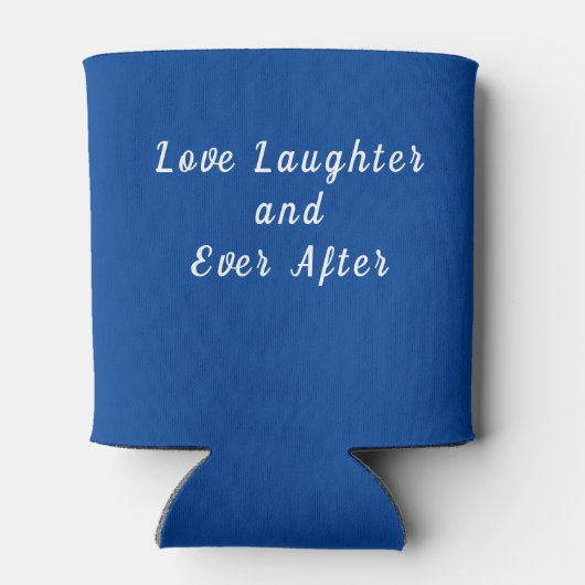 パーソナライズされた結婚式の引き出物 |カスタム結婚式の好意 缶クーラー (裏面)