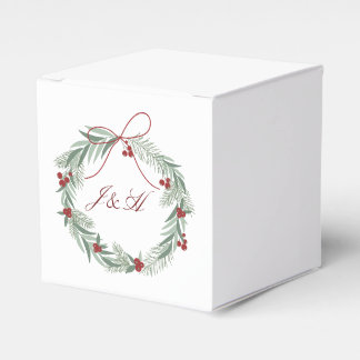 パーソナライズされた結婚式の引き出物 フェイバーボックス