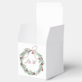 パーソナライズされた結婚式の引き出物 フェイバーボックス (オープン)