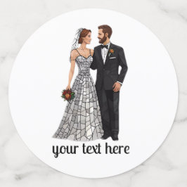 パーソナライズされた結婚式招待状と招待状 コンフェッティ