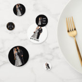 パーソナライズされた結婚式招待状と招待状 コンフェッティ (グループ)