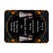 パーソナライズされた結婚式招待状と招待状 マグネット (横)