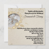 パーソナライズされた結婚式招待状 招待状 (裏面)