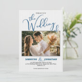 パーソナライズされた結婚式招待状 招待状 (スタンド正面)