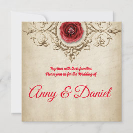 パーソナライズされた結婚式招待状 招待状