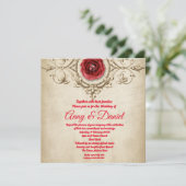 パーソナライズされた結婚式招待状 招待状 (スタンド正面)