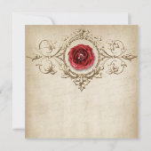 パーソナライズされた結婚式招待状 招待状 (裏面)