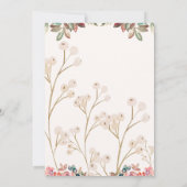 パーソナライズされた結婚式招待状 招待状 (裏面)