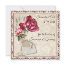 パーソナライズされた結婚式招待状