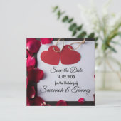 パーソナライズされた結婚式招待状 招待状 (スタンド正面)