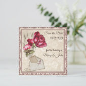 パーソナライズされた結婚式招待状 招待状 (スタンド正面)