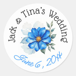 パーソナライズされた結婚式用シール ラウンドシール