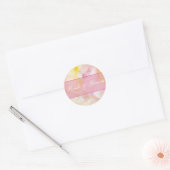 パーソナライズされた結婚式用シール ラウンドシール (封筒)