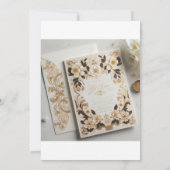 パーソナライズされた結婚式、誕生日、招待状 招待状 (裏面)