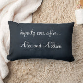 パーソナライズされた結婚引用文結婚枕 ランバークッション (ブランケット)
