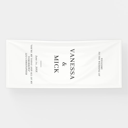 パーソナライズされた結婚歓迎カスタム結婚式パーティー 横断幕 (横)