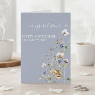 パーソナライズされた結婚祝い野花