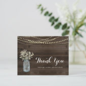 パーソナライズされた結婚素朴さん ポストカード (スタンド正面)