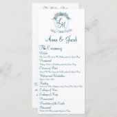 パーソナライズされた結婚紫陽花の冠 (正面/裏面)