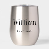 パーソナライズされた結婚花婿介添人 (正面)