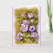 パーソナライズされた結婚記念日妻へのグリーティングカード カード (正面)