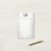 パーソナライズされた結婚謝礼 ポストイット (デスク上)