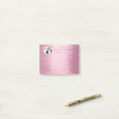 パーソナライズされた結婚謝礼 ポストイット (デスク上)