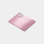 パーソナライズされた結婚謝礼 ポストイット (アングル)