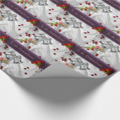 パーソナライズされた結婚贈り物 ラッピングペーパー (角)