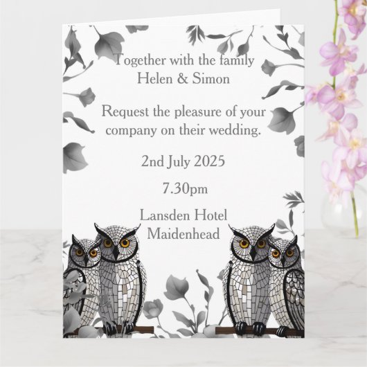 パーソナライズされた結婚 カード (蘭)