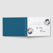 パーソナライズされた結婚 ゲストブック (全面)