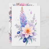 パーソナライズされた結婚 招待状 (正面/裏面)