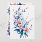 パーソナライズされた結婚 招待状 (正面/裏面)