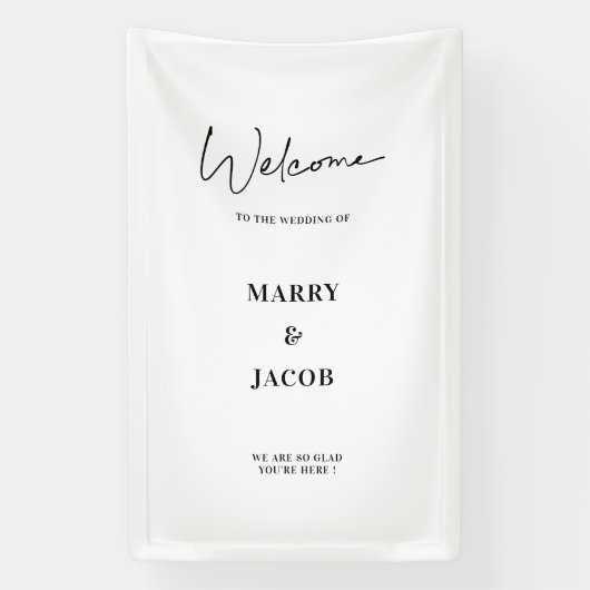 パーソナライズされた結婚Decorリハーサルパーティー歓迎 横断幕 (縦)