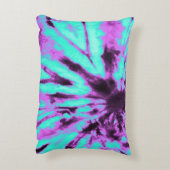 パーソナライズされた絞り染めパターン アクセントクッション (裏面(縦))