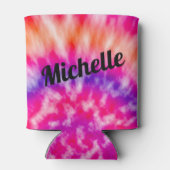 パーソナライズされた絞り染め 缶クーラー (裏面)