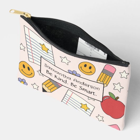 パーソナライズされた給料袋 – 小サイズ アクセサリーポーチ (見開き)