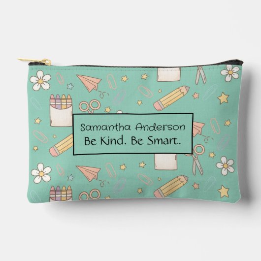 パーソナライズされた給料袋 – 小サイズ アクセサリーポーチ (正面)