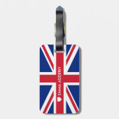 パーソナライズされた統一された国国旗 ラゲッジタグ (裏面縦)